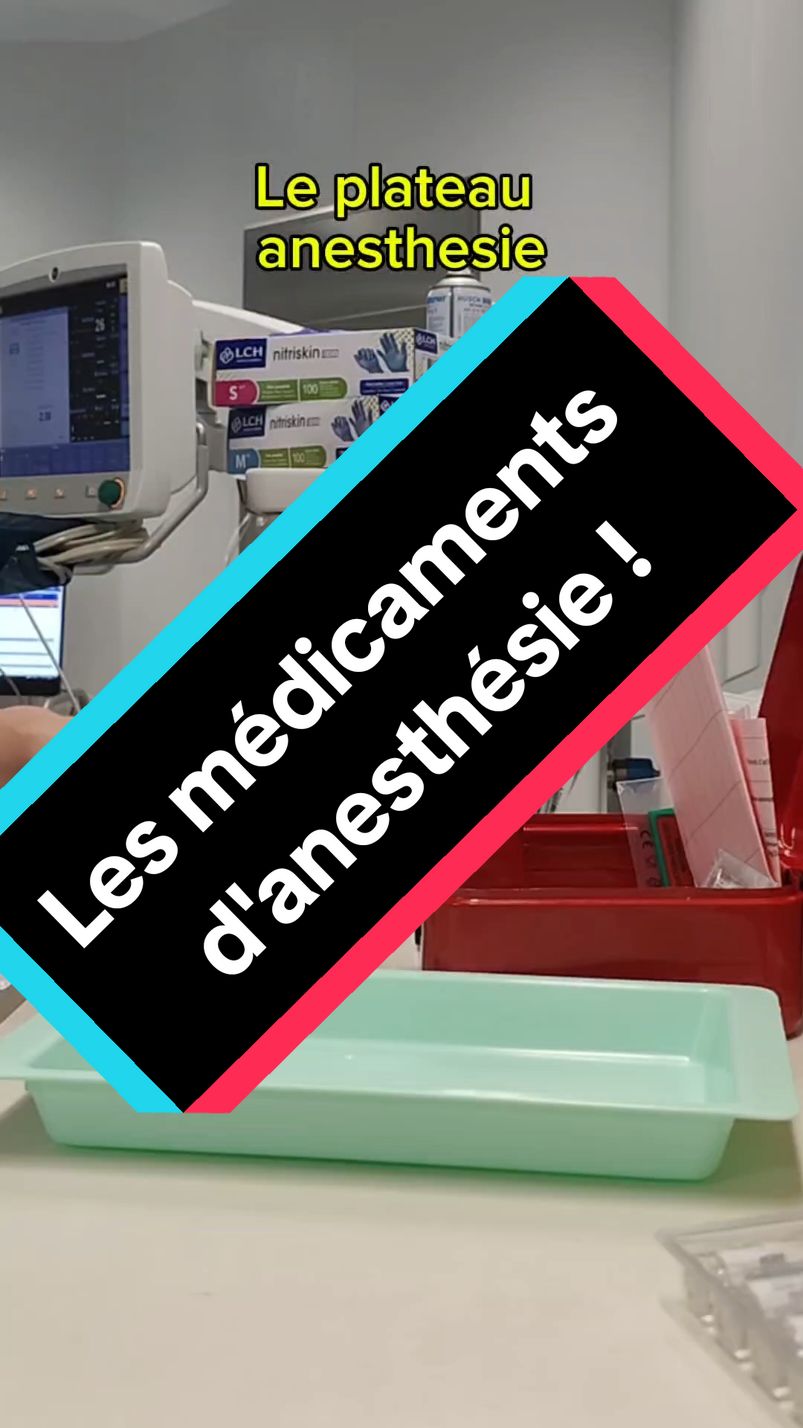 Ce que je prépare le matin! #infirmier #anesthesie #nurse #ide #chirurgie #operation #medicament #chirurgien 