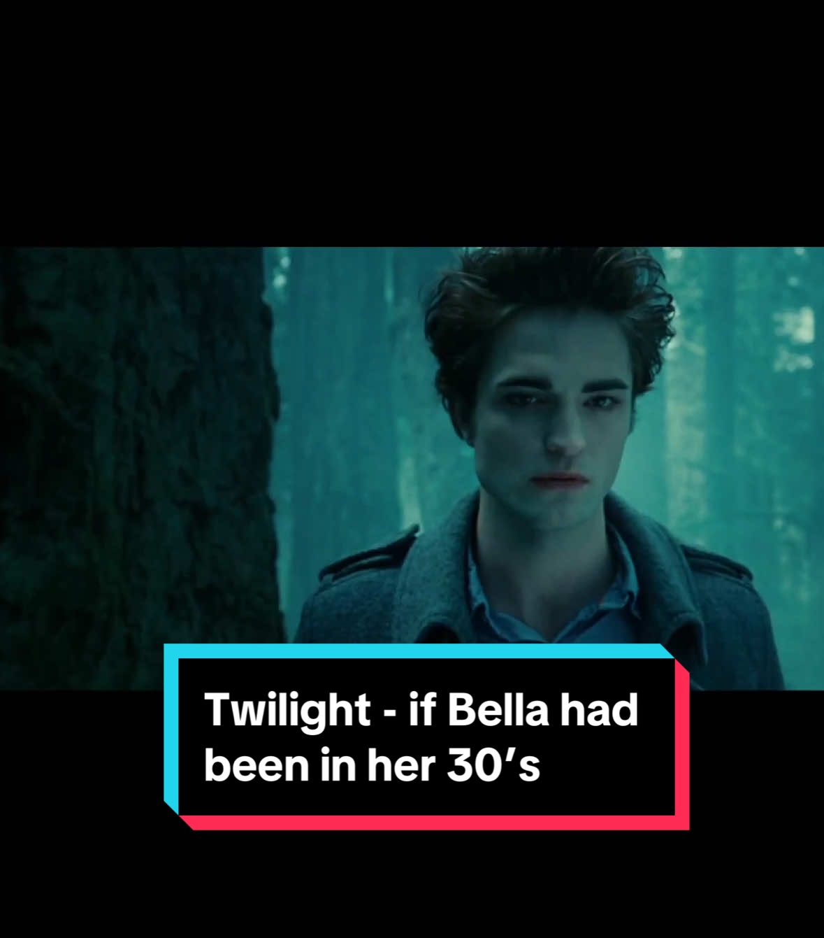 Cause the nice thing about getting older is recognizing red flags faster 😂 #twilight #bella #edwardcullen #vampire #energyvampire #30s 