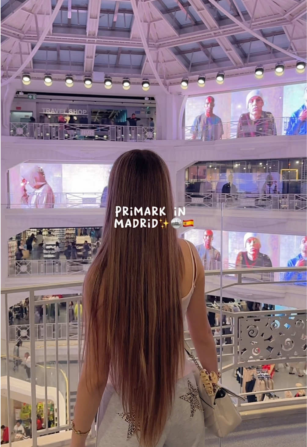 The Primark has like 4 floors🤯 #primark #madrid #shopping #icanfixthat #Spain #view 