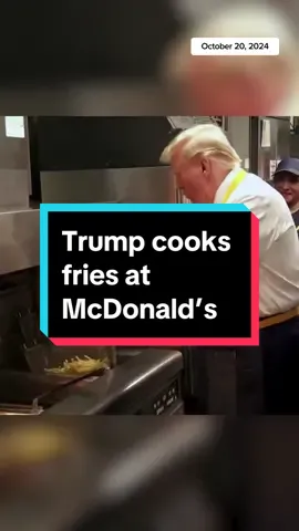 Former President Donald Trump served up french fries Sunday at a Philadelphia-area McDonald’s. The franchise in Feasterville was closed for normal business during Sunday’s photo op. Trump also handed an order to a customer at the drive-thru. According to a person familiar with the event, those customers were pre-selected by the franchise and the local Trump campaign team. #trump #donaldtrump #mcdonalds #election #politics #news #pa #pennsylvania  #2024