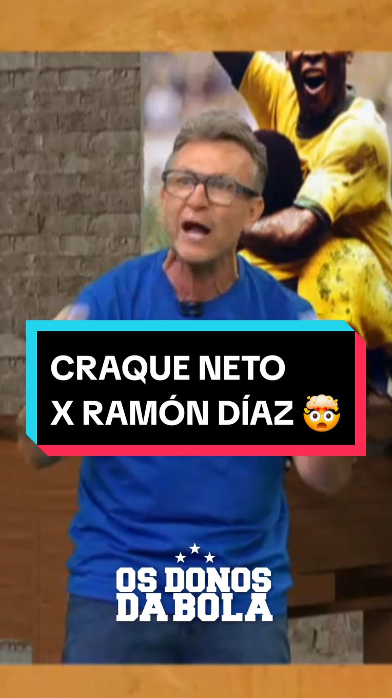 CRAQUE NETO X RAMÓN DÍAZ! 🤯 O apresentador do #OsDonosDaBola simplesmente detonou o técnico do #Corinthians e afirmou que o comandante é 