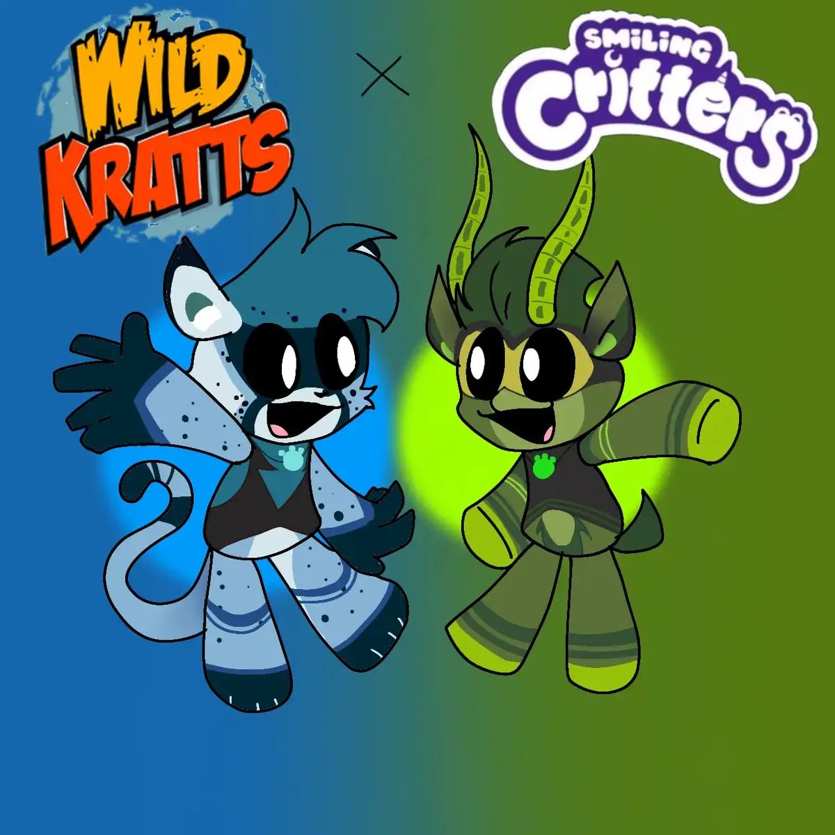 I present to you the version of the wild kratts in smiling creatures, Chris is a gazelle and Martin is a cheetah, keep some doodles of them #chriskratt #martinkratt #wildkratts #smilingcritters 