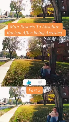 Man Resorts To Absolute Racism After Being Arrested #cops #copsoftiktok #police #policeoftiktok #policeofficer 