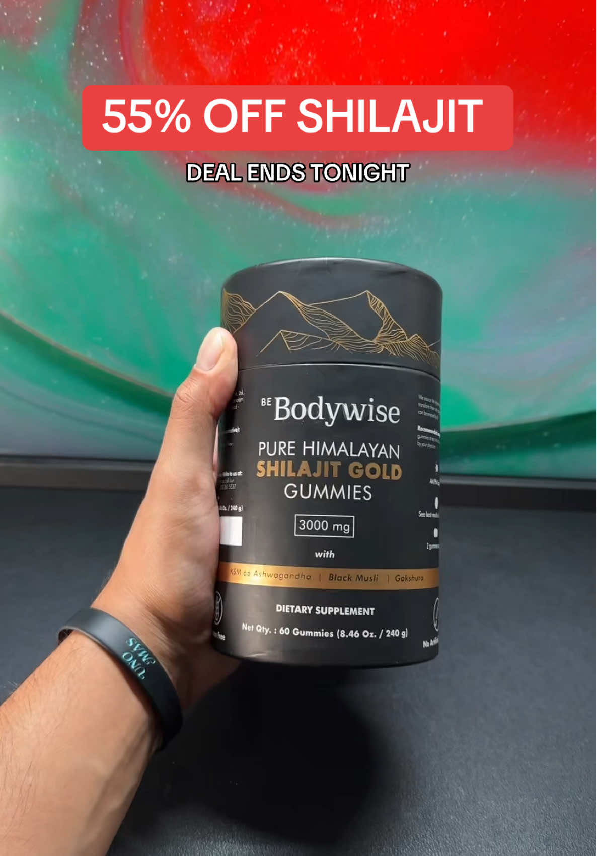 Bodywise Shilajit sale ends tonight! #ashwagandha #shilajit #bodywiseshilajit #bodywise #gummies 