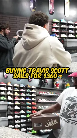 Buying Travis Scott SAILS For $360😂