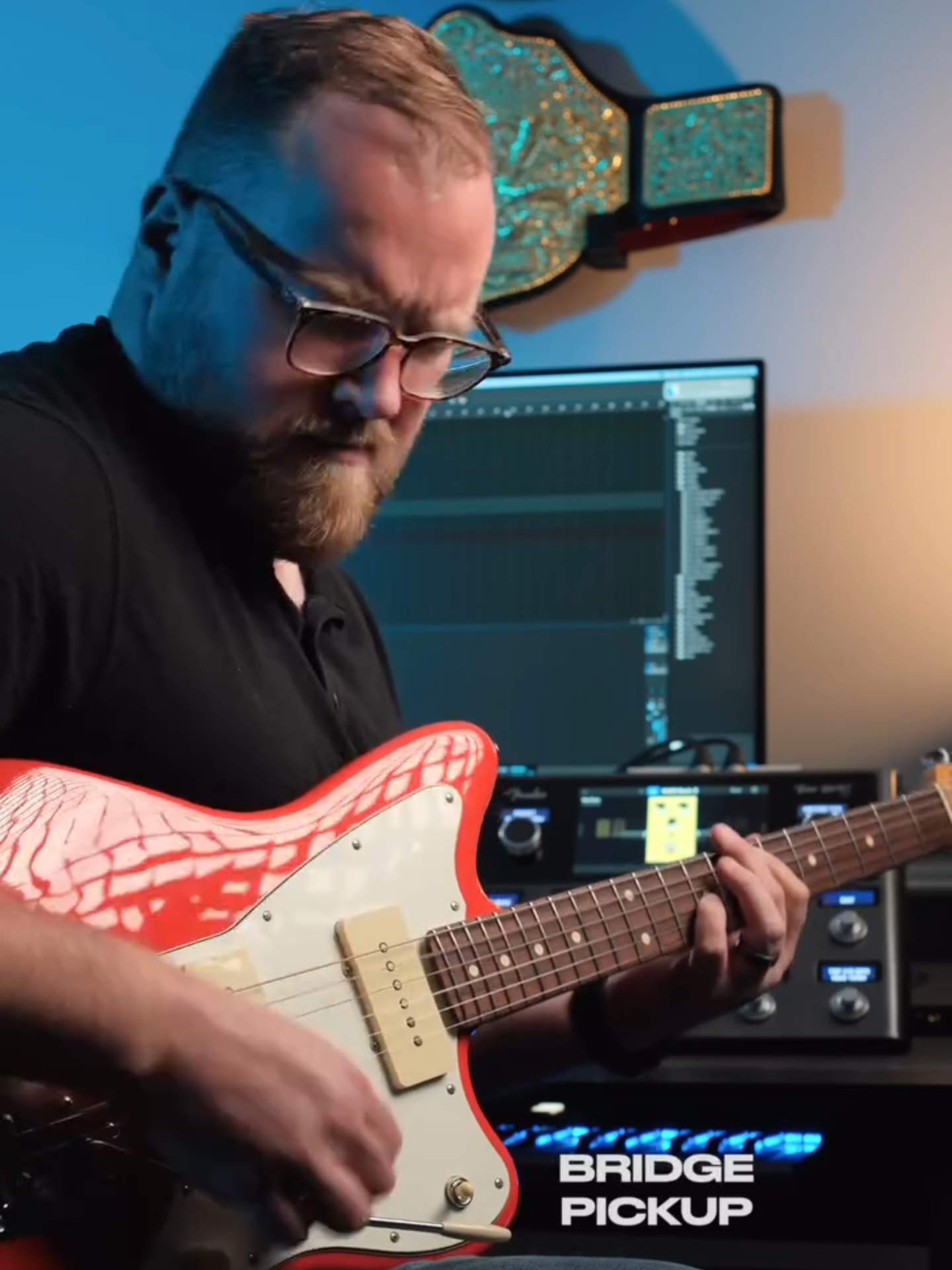 Catch a groove with Will Bennett and his Player II Jazzmaster. Get one of your own at the 🔗 in bio. #Fender #FenderGuitars #PlayerII