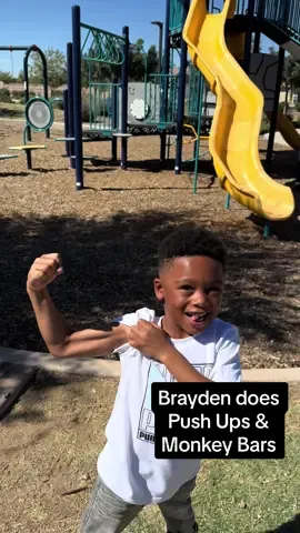 Monday Motivation - From my 6 year old 💪🏾  #motivation #workoutmotivation #kidsworkout #mondaymotivation #geegeeandbrayden #queenngee 