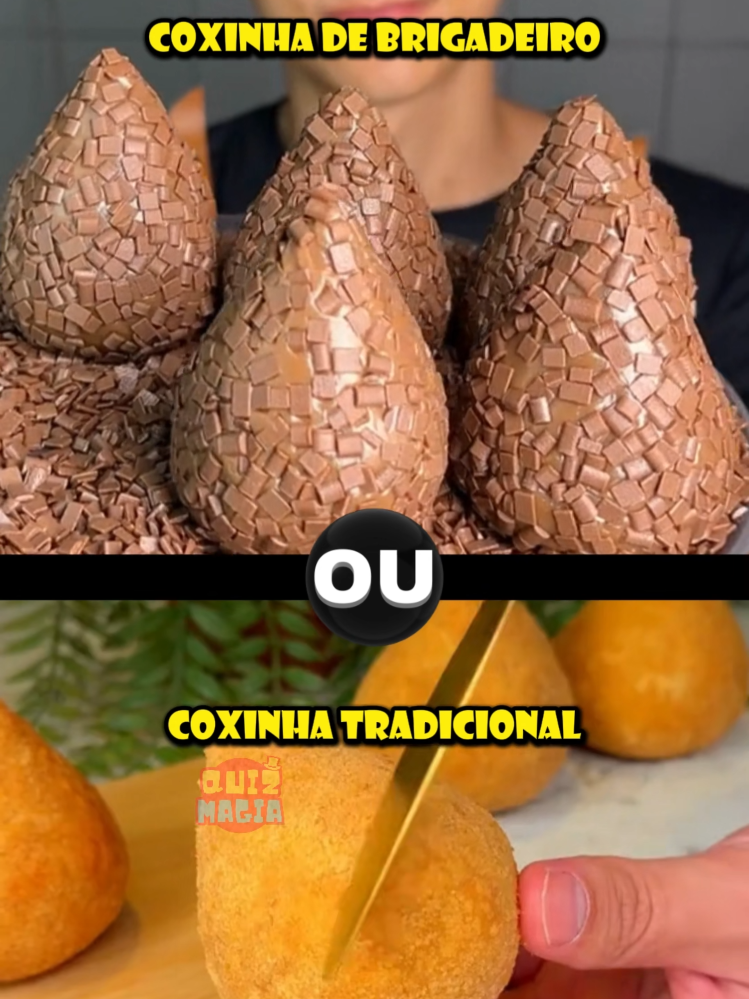 Você prefere Versão Doce ou Versão Salgada?  #salgados #quiz #doces #chocolate #perguntaserespostas #escolhas #qualvoceprefere