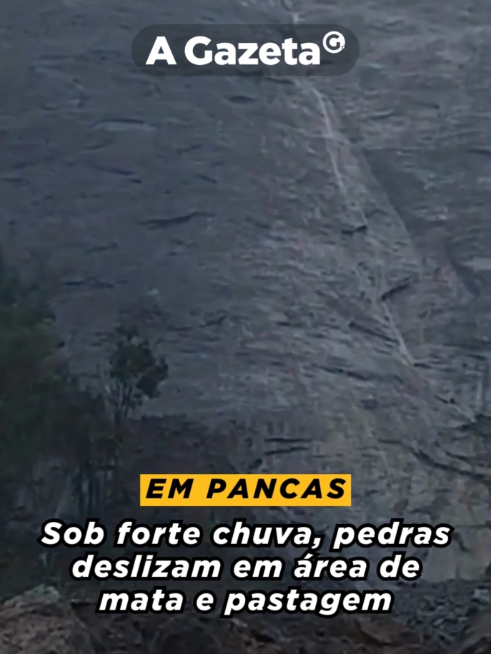 🪨 Um deslizamento de pedras foi registrado na região do Córrego do Ubá, no interior de Pancas, no início da tarde desta segunda-feira (21). De acordo com a Defesa Civil do município, o fato ocorreu por causa das fortes chuvas que atingiram a localidade. As pedras deslizaram em uma área de pastagem e mata. Nenhuma residência foi afetada. Por conta das condições climáticas, o local onde ocorreu o deslizamento se encontra de difícil acesso e segue sendo monitorado pela Defesa Civil da cidade.  #deslizamento #pancas #foryou #AGazetaES