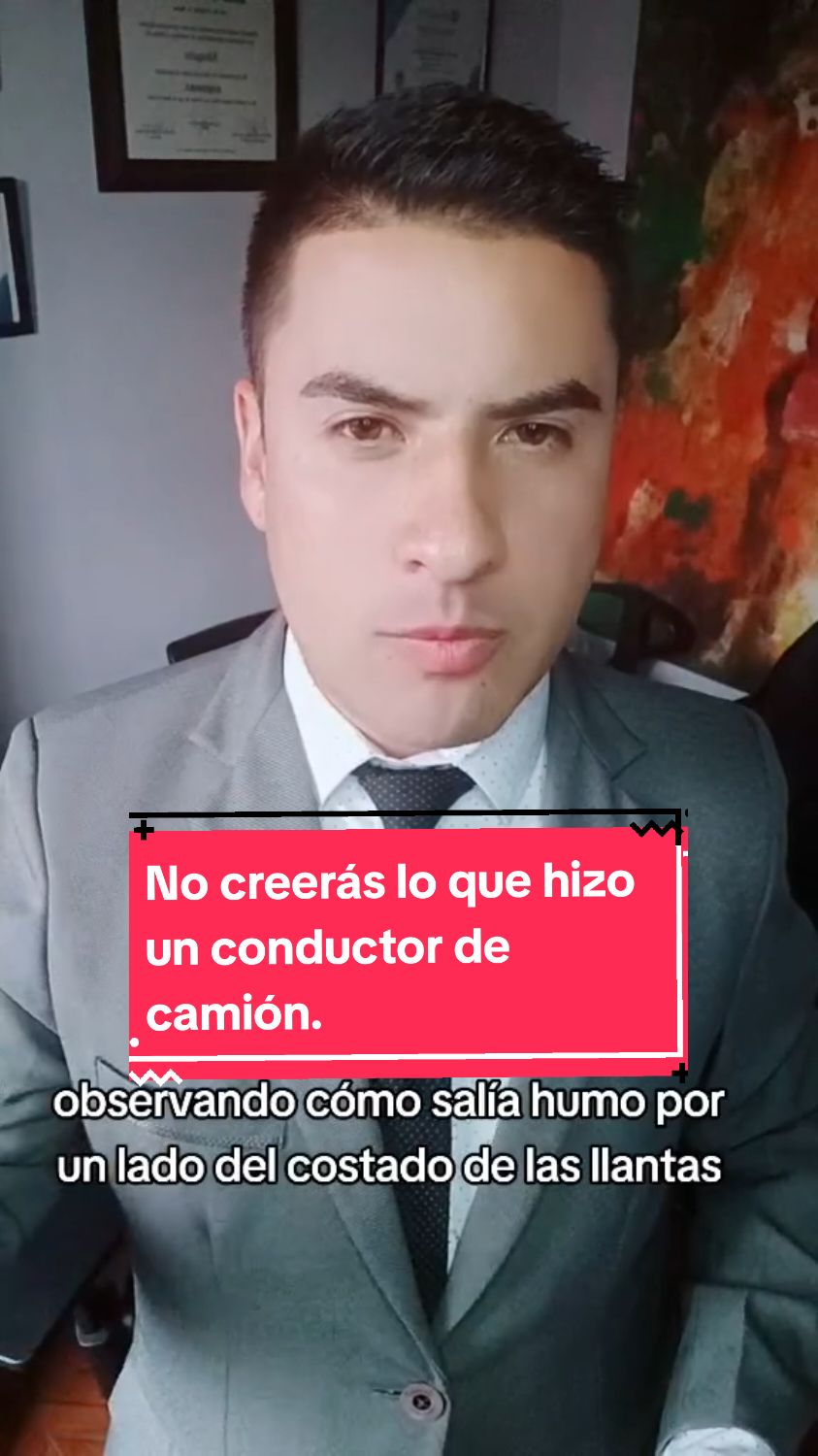 No creerás lo que hizo un conductor de camión.  #No #creerás #hizo #conductor  #camión #parati #fyp 