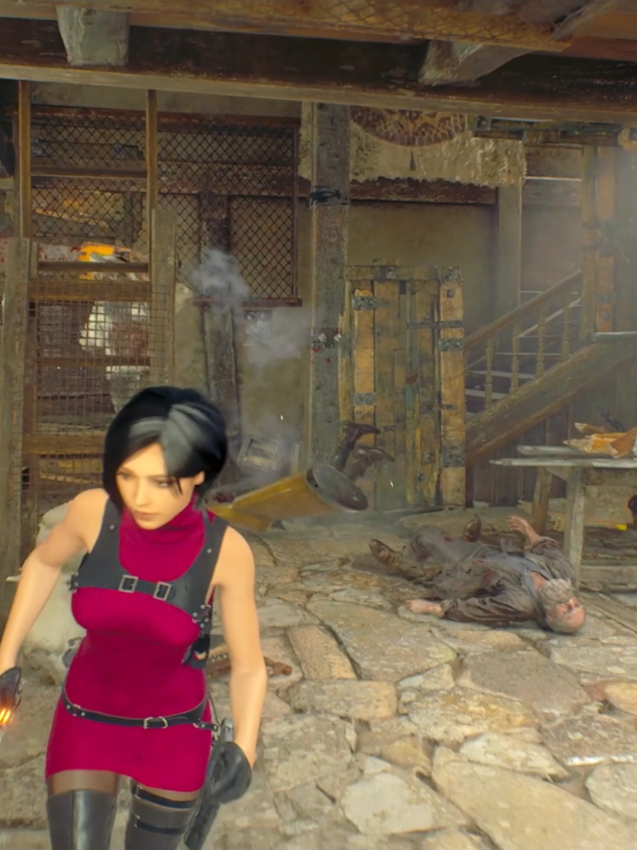 Ada Wong and Luis get trapped in the cabin #re4remake #adawong #separateways #tiktokgames #playstation5 #jogos #games #gameplay #residentevil4remake #residentevil #residentevil4 