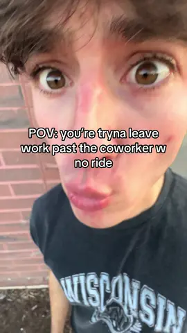 How does bro even get to work 😭 #relatable #foryou #comedy #fyp #real #viral #foryoupage #work 
