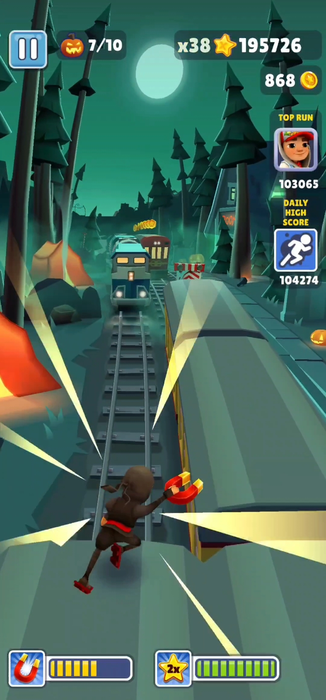 SUBWAY SURFERS 5 min gameplay #subwaysurfers #gameplay #gaming #backgroundvideo #game #background