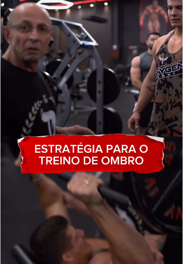 Técnica infalível para treino de ombro! #musculacao #maromba #treinopesado #academia #musculação 