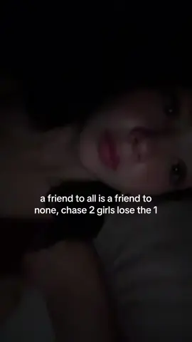 A FRIEND TO ALL IS A FRIEND TO NONE !!