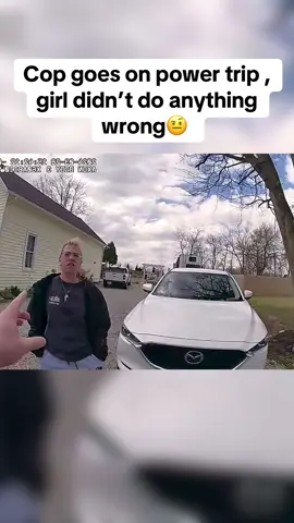 Cop goes on power trip part 1 🤨 #crime #cops #copsoftiktok #caught #copsusa #fyp #police #publicfreakout  
