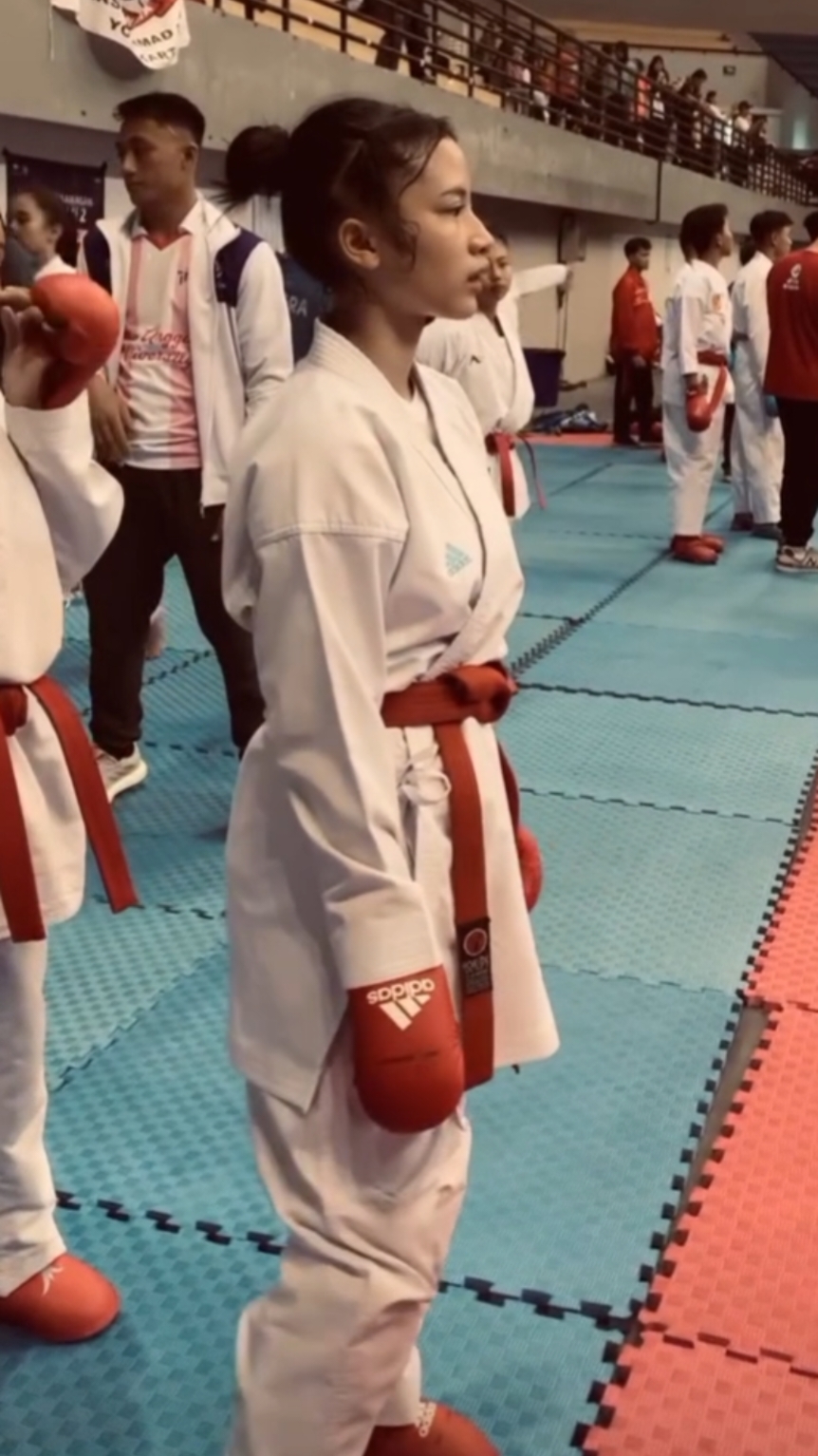 atlet kumite tapi main kata 🤍🥋 #karate #karatekid #karategirl #JJDayCapCut #CapCut 