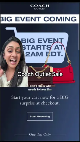 Coach Outlet sale starts tonight!   #coach #coachoutlet #coachtabby #coachbag #coachpurse 