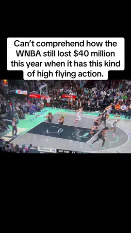 Can’t comprehend how the WNBA still lost $40 million this year when it has this kind of high flying action. #WNBA #sport #NBA #championship #trending #fypシ゚viral 