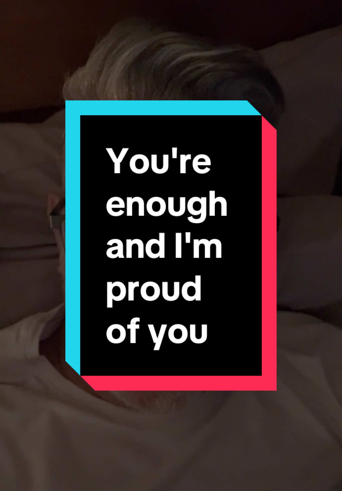 Getting through a day is enough. And you did it. You're enough. And I'm proud you. #fy #fyp #fypage #fypviral #fo #thoughts 