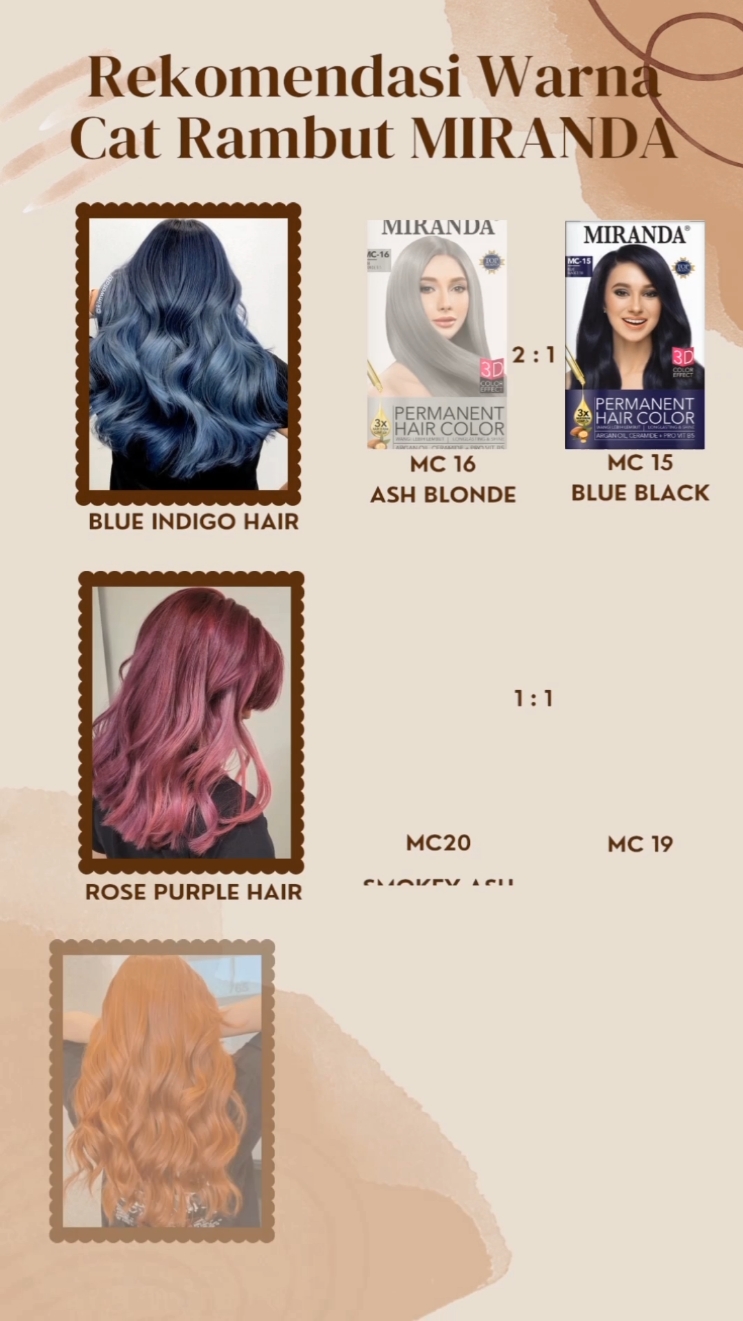 Hair Color Ideas untuk Halloween Edition 🎃🎃 #MirandaHairColor #MirandaHairCare #ColorUpYourDay #HalloweenEdition #MirandaMixColor #RekomendasiCatMiranda #berandatiktok #fyppppppppppppppppppppppp #fyp #yourpagetiktok #berandatiktok 