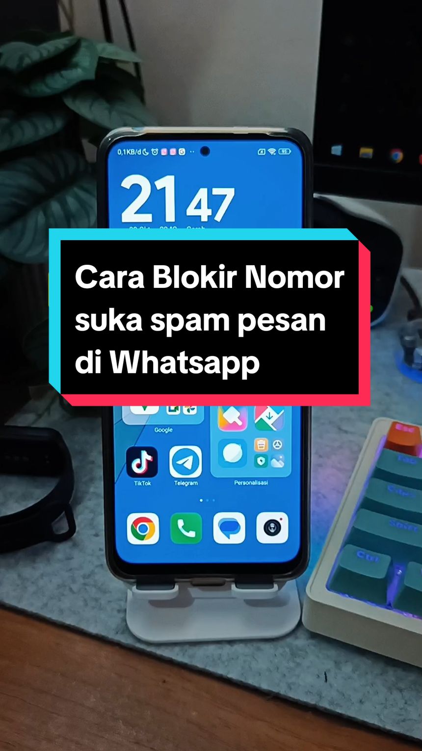 WA sekarang bisa auto block orang yang suka nyepam pesan #whatsapp #whatsappchat #fiturbaruwhatsapp #android 