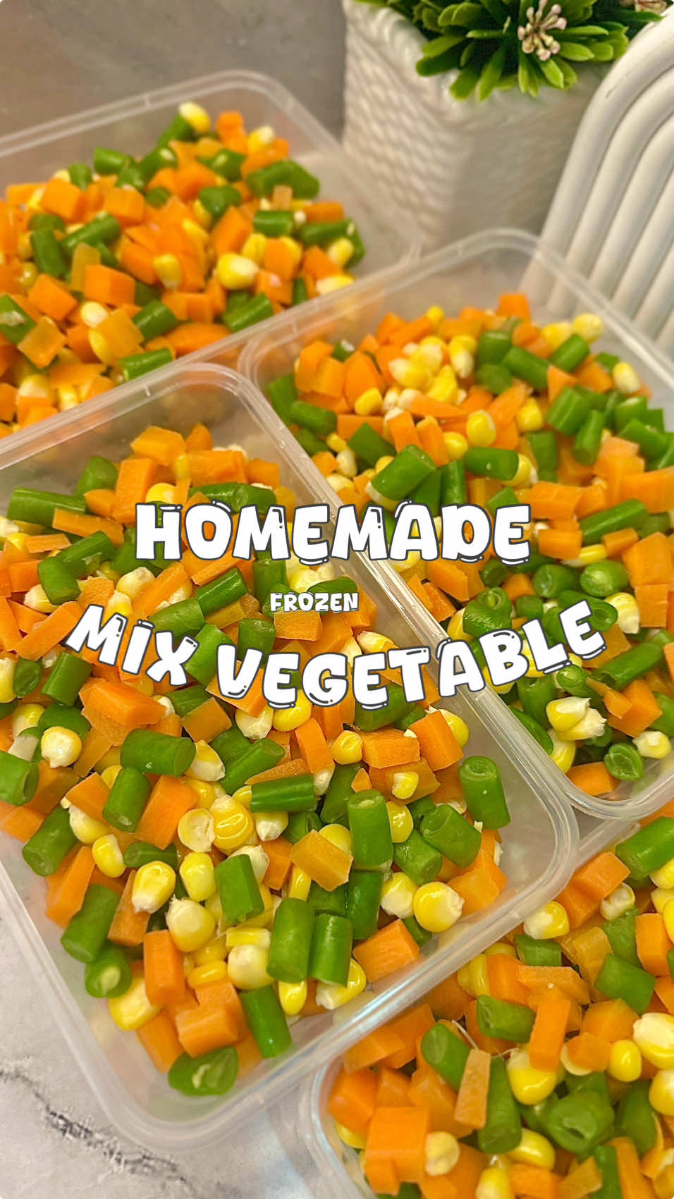 Nyetock Mix Vegetable Frozen  Bahan : 🥕 Wortel 🫛 Buncis 🌽 Jagung Manis #resepmasak #bekal #bekalanak #bekalsekolah #bekalsehat #resep #resepmasakan #bekalsuami #nasiayam #reseprumahan #resepmasakan #resepmudah #resepnusantara #frozenfood #homemade #mixvegetable 