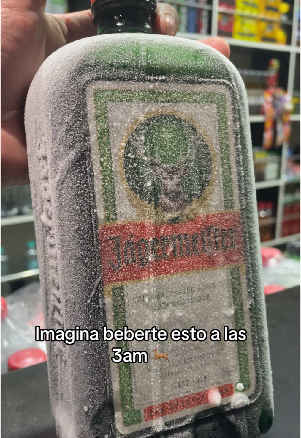 Con su hielito, queda 🥲🦌 #paratiiiiiiiiiiiiiiiiiiiiiiiiiiiiiii #amigos #jagermeister 