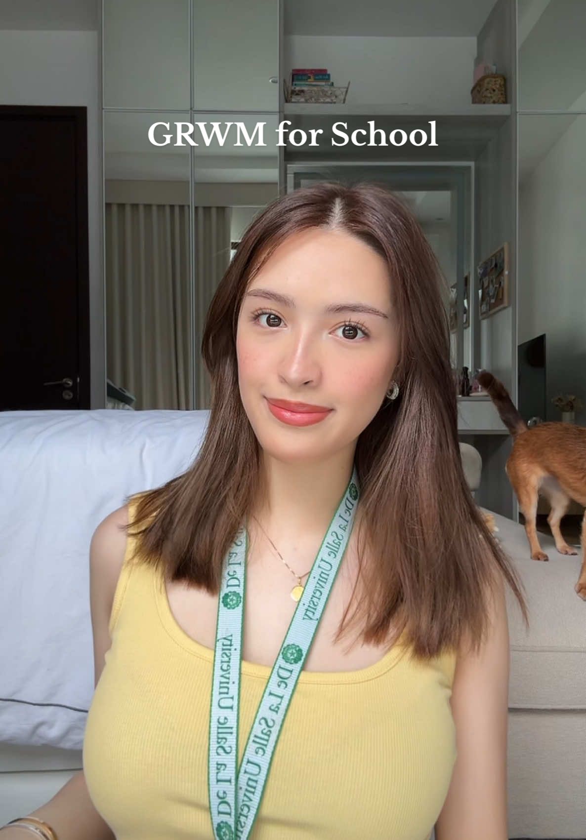 another oneee 🤍 pls suggest more video ideas hehe #fyp #makeup #grwm #schoolmakeup 