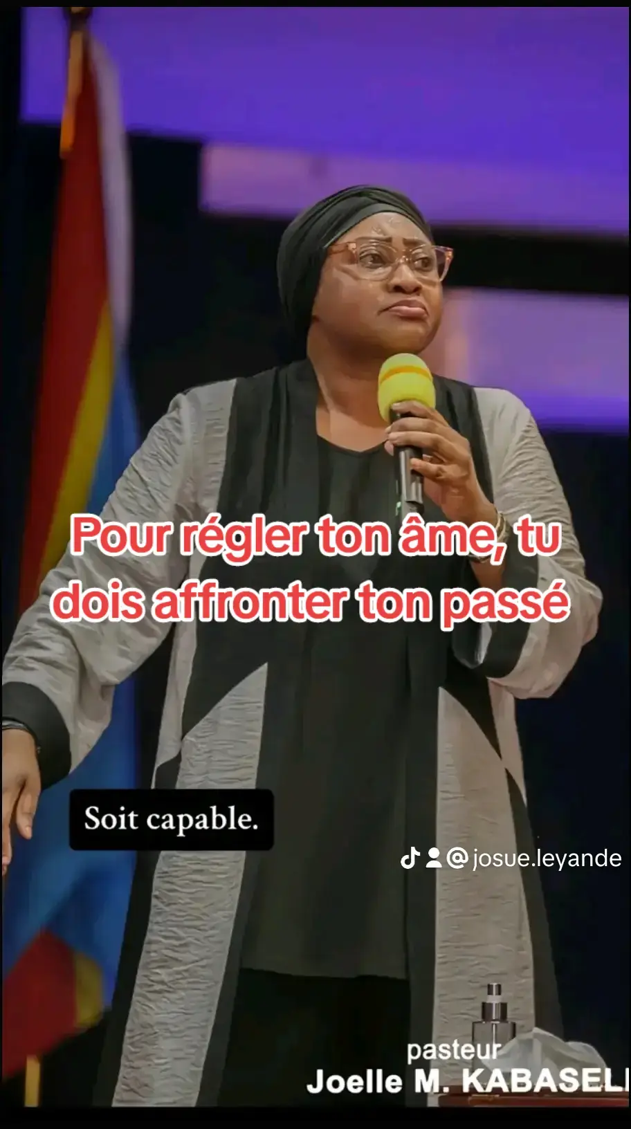 tu n'as pas grandi avec ton père, ton mari n'es sera jamais ton père, mais pour régler ton âme tu dois affronter ton passé #motivation #chretien #foi #pasteurjoellekabasele #views 