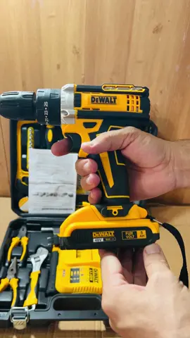 DeWalt Rechargeable Drill Kit with 48V Double Batteries #DeWalt# Rachargeale#drills #clipper 