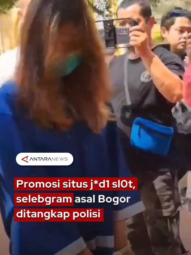 Promosi situs j*d1 slot, selebgram asal Bogor ditangkap polisi #selebgram #instagram #bogor #polisi #situs #tiktokberita #fyp #longervideos 