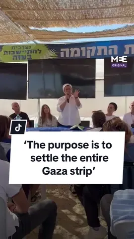 Israeli settler leader Daniella Weiss says Palestinians have 'lost the right' to live in Gaza.  At a conference on Israel's frontier with Gaza, Israeli settler leader Daniella Weiss said that Palestinians have “lost the right” to live there, and that thousands of Israelis stand ready to move there 