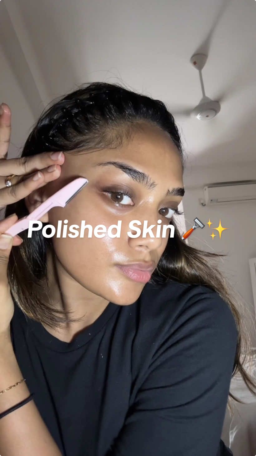 byebye fuzz face, hello glowy fresh glass skin ✨🪒 Bio Oil for the win besties! 🎀 @bio oil sl 