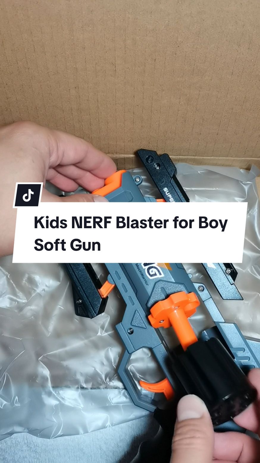 Replying to @jennice_040223 Kids NERF Blaster for Boy Soft #viral #foryou #trending #nerfgun #nerf 