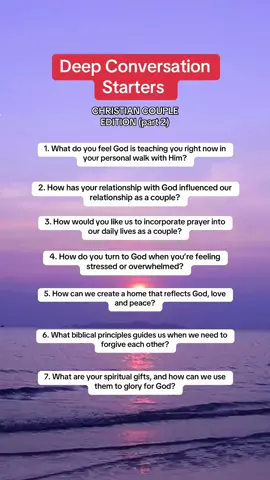 Deep Questions for Couples ❤️#creatorsearchinsights #deepconversationstarters #questionsforcouples #conversationstarters #questionsforcouples #christiancouples #christiantiktok #relationshipadvice 