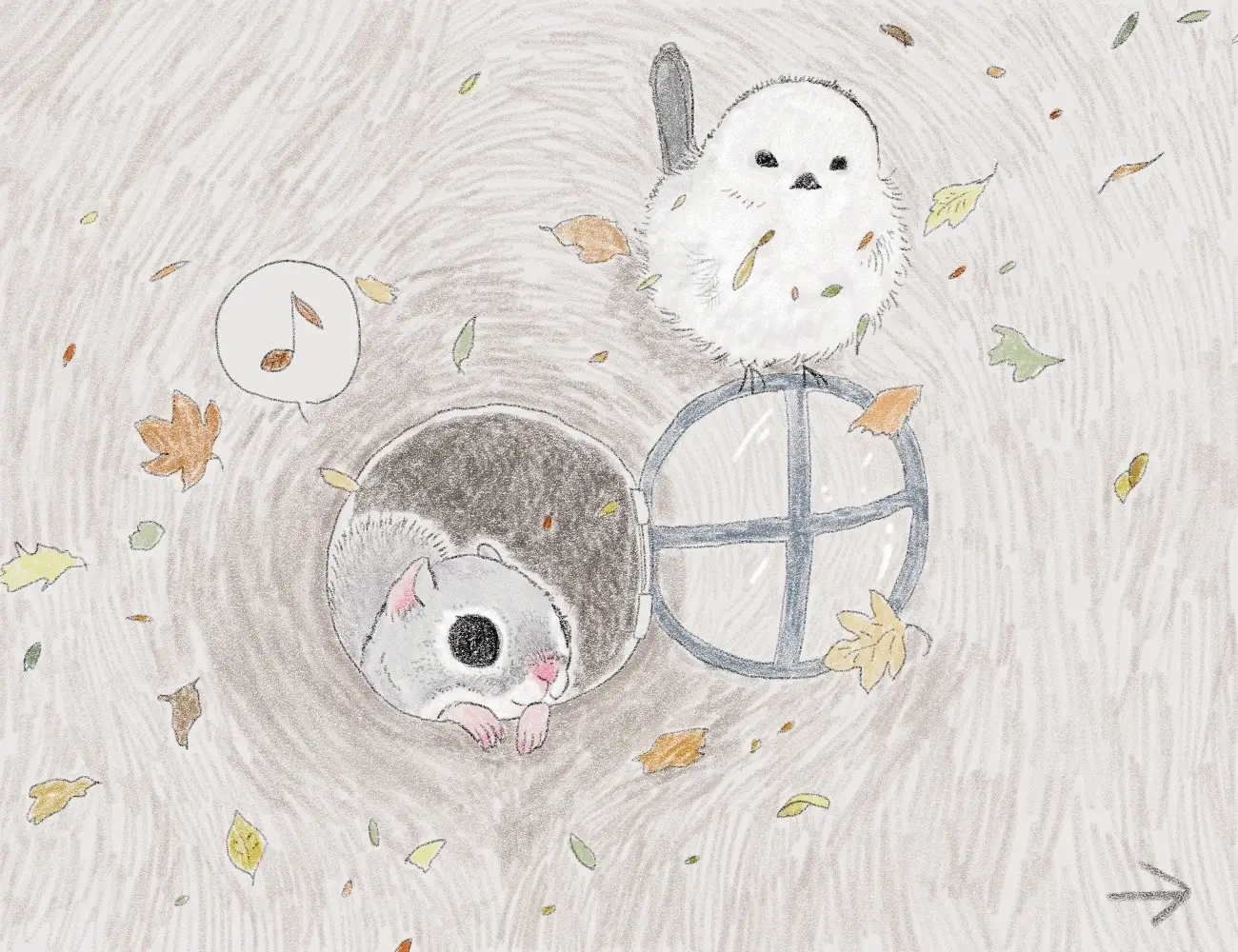 #エゾモモンガ #シマエナガ #モモンガ # flyingsquirrel #momonga