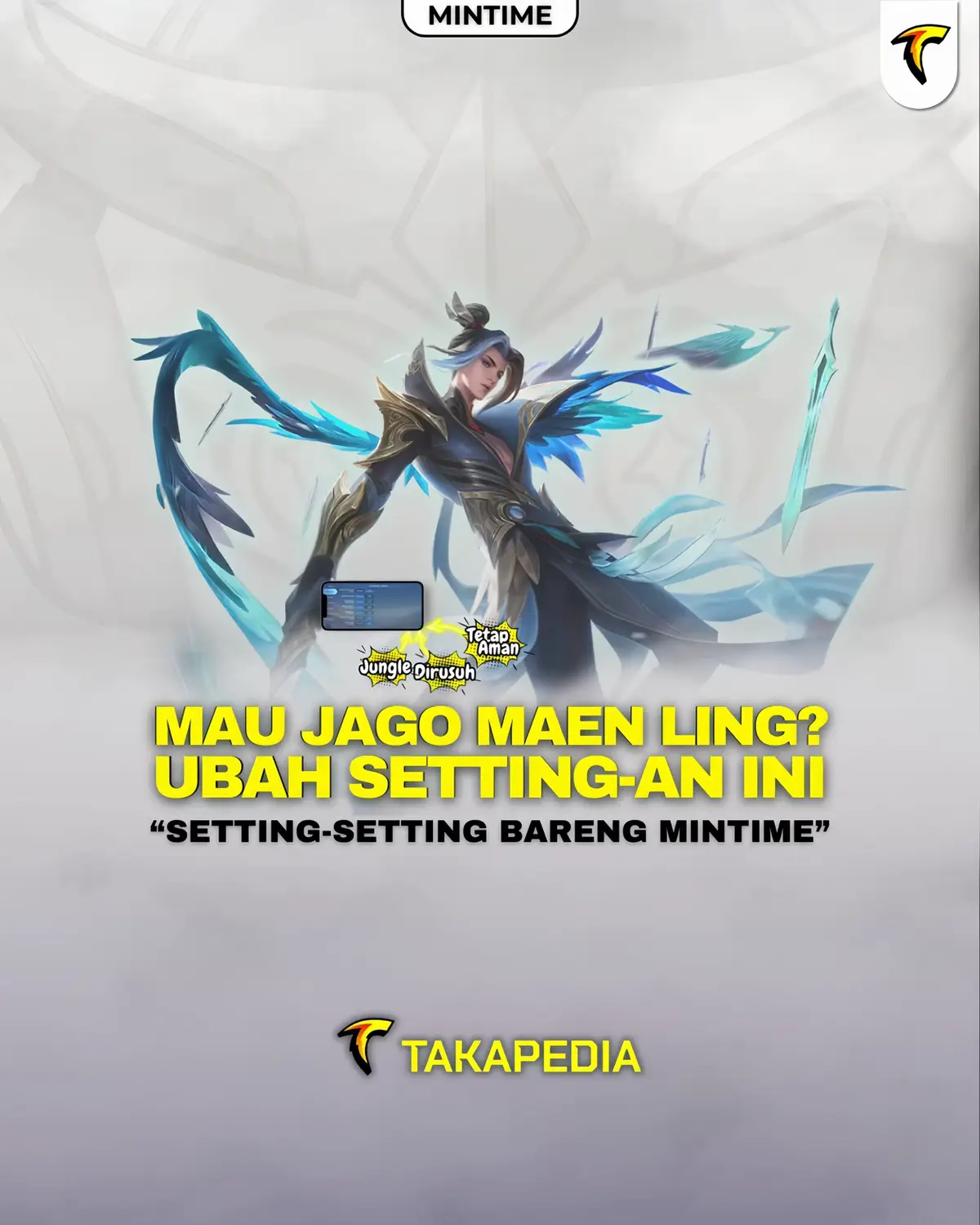 Mau jago main Ling? Ubah settingan ini dulu! Kembali lagi di segmen “Setting-setting bareng MinTime” Eps 2, coba dan rasakan perbedaannya di Land of Dawn! #takapedia #mlbb #mobilelegends