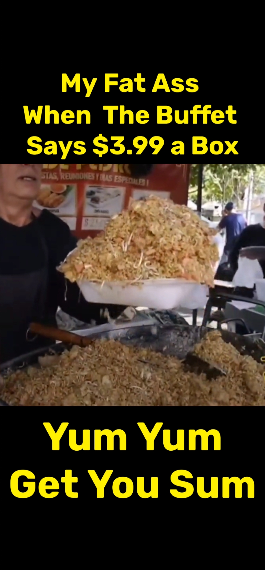 Overflowing Takeout: Just How Much Rice Fits in the Box? #lunch #Rice #Takeout #whoishungry