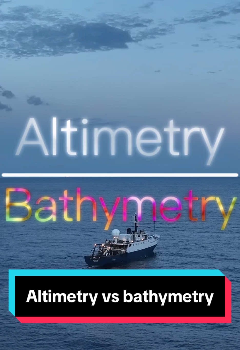 What's the difference between #altimetry and #bathymetry and how do we use both in #seafloormapping? #NautilusLive #Seabed2030 #mapping #oceanexploration #oceanscience #oceanmapping