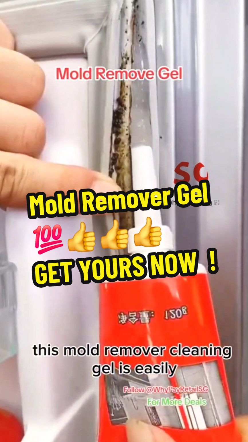 Mold Remover Gel . Every household  will need this . It is so useful and value for money.  HURRY GET YOURS NOW  !!   #fyp #mold #moldremover  #moldremoval  #cleaningtiktok #cleaninghacks  #homegadget #household  #tiktoksg #createtowin  #weeklywedrush #singaporetiktok #fypsg #sgtiktok #tiktokfinds  #triedandtested  #tiktokshopsgsale  #tiktoksingapore #TikTokShop  #tiktoksingapore🇸🇬 #goodthing  #singaporetiktok🇸🇬  #TikTokMadeMeBuyIt 