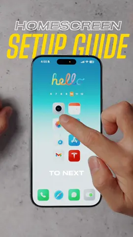 Aesthetic Home Screen Setup Guide 📲🚀 Custom icons from @postbylokki Super easy to set up with the Shortcuts app, and with iOS 18, you can place your icons anywhere on the screen. I’ve got mine centered for a clean look, but you can get creative with your layout! Check out my full video for the step-by-step guide! Link in bio💯 #iOS18 #iphonehacks #iphonehacks
