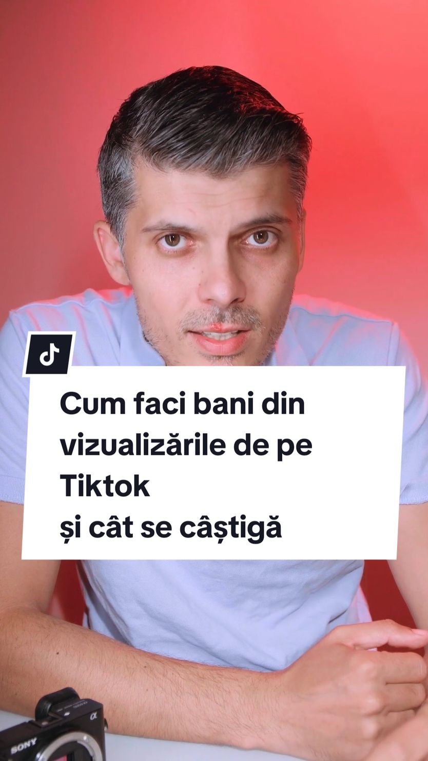 Cum faci bani din vizualizările de pe Tiktok și cât se câștigă? #madvideo #madalindumitru #marketingtiktok #tiktok #venittiktok 