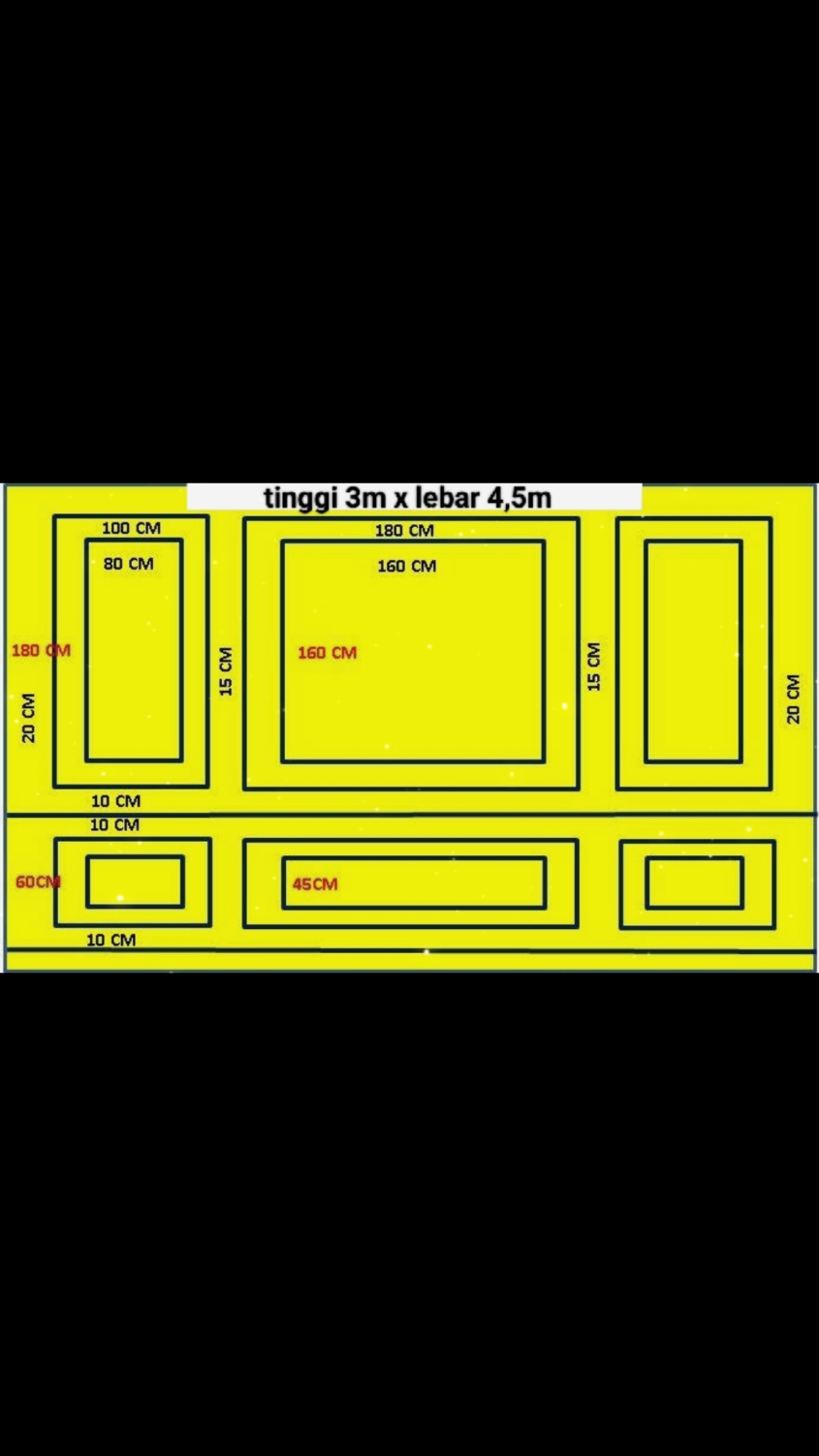 Rekomendasi desain double frame wallmolding dinding #doubleframe #idedesain #tukangbangunan #desain #motif #wallmoldinggypsum #wallmolding 