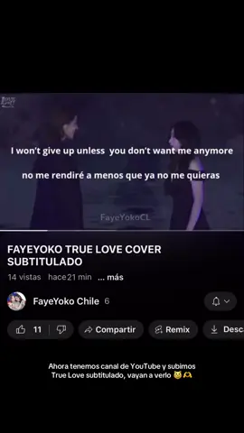 Ahora tenemos canal de youtube, vayan a ver el video 😼🫵🏻 FayeYokoChile #FayeYoko #FayePeraya #faye_malisorn #faye #YokoApasra #Yoko #Yoko #yobie #BlankTheSeries 