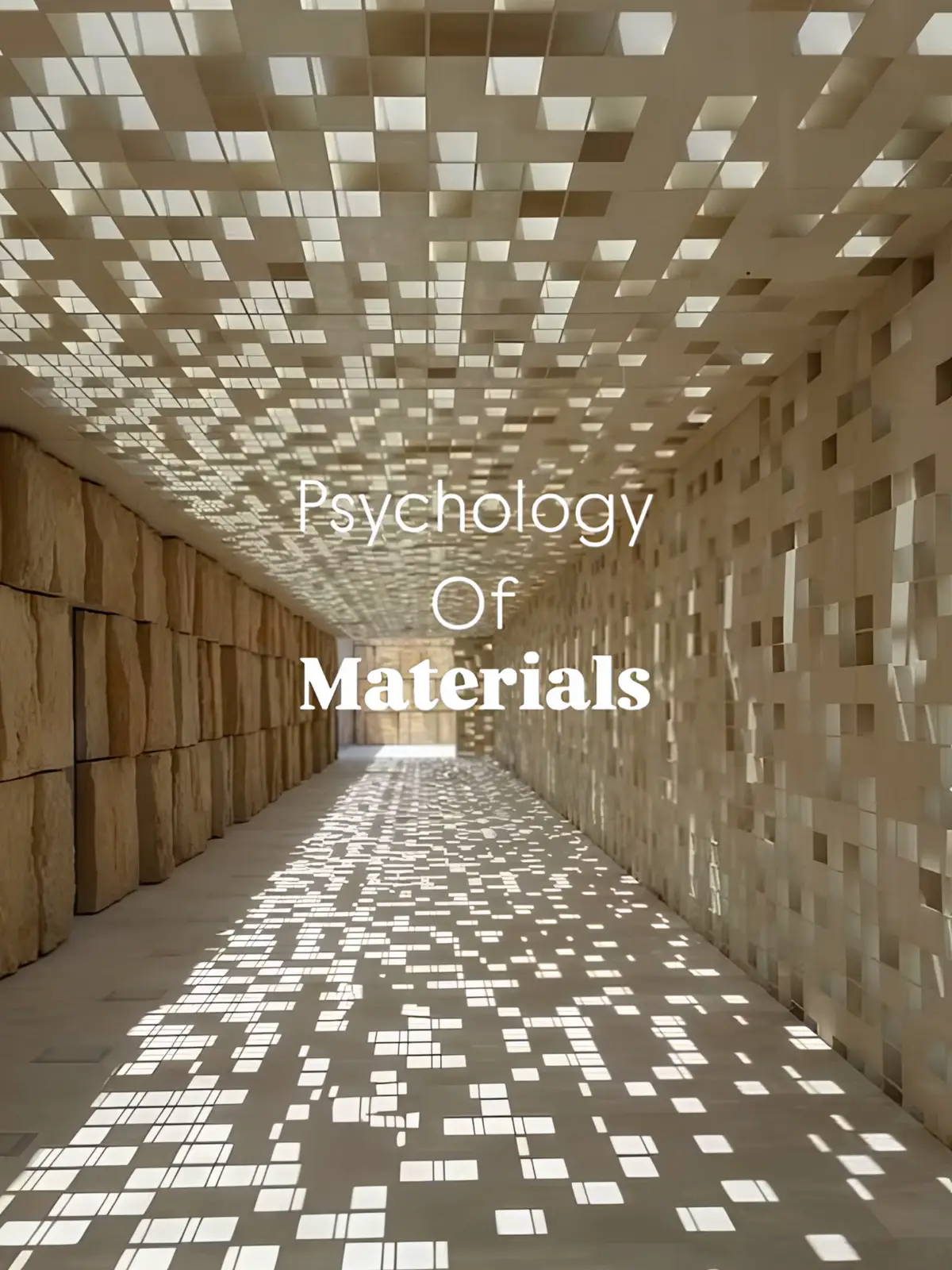 Psychology of architecture Materials #material #architecture #modern #psychology 