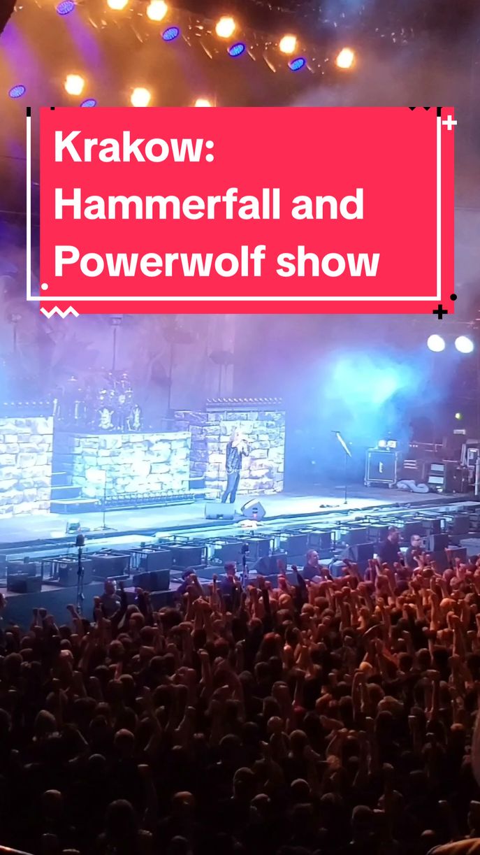 In lieu of my regular content, enjoy some concert footage! #concert #powerwolf #hammerfall @Powerwolf 