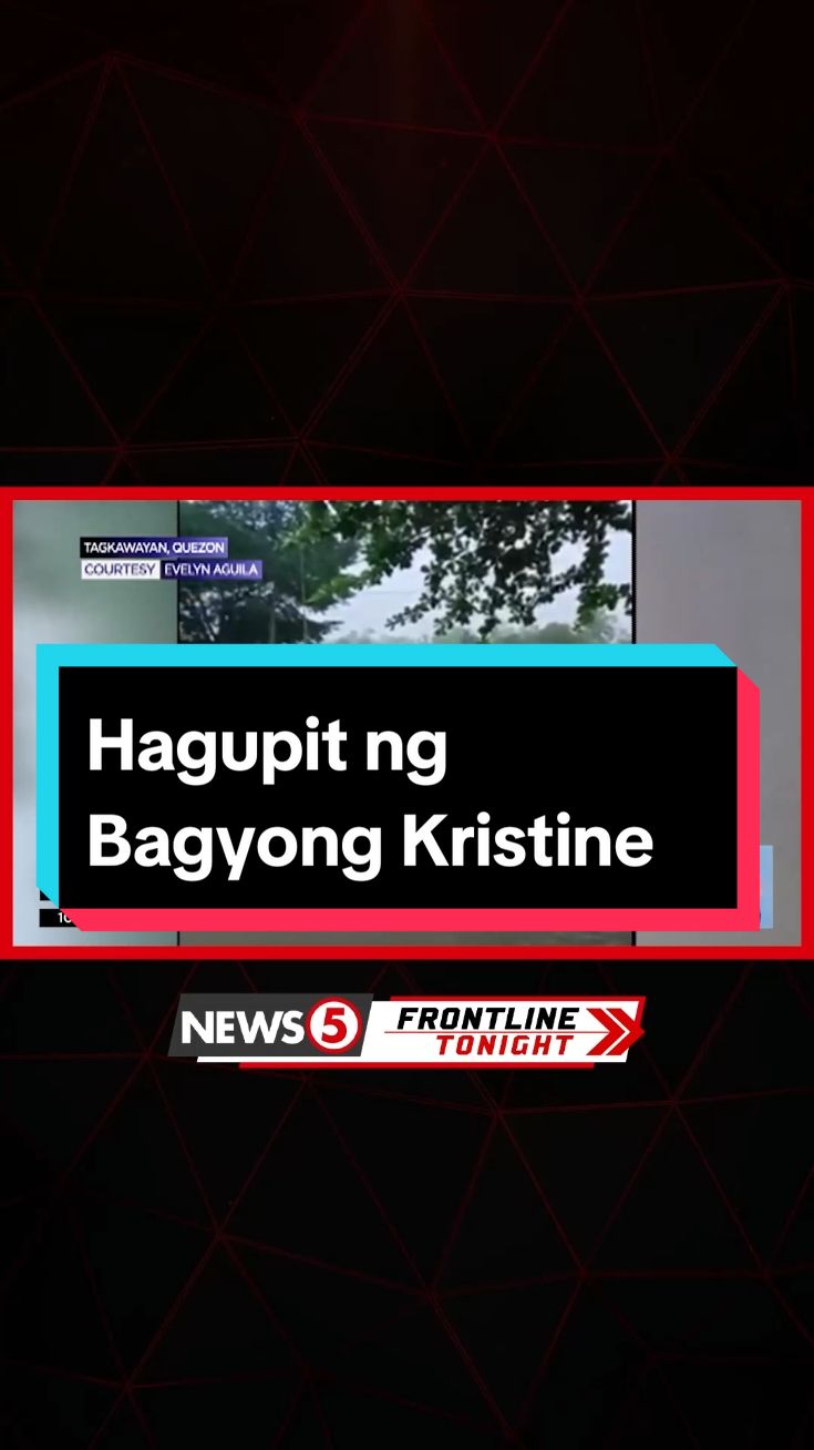 Hindi nakaligtas sa pagbaha ang iba pang bahagi ng Southern Luzon, Visayas, at Mindanao dahil sa Bagyong #KristinePH .#FrontlineTonight #News5 #BreakingNewsPH 