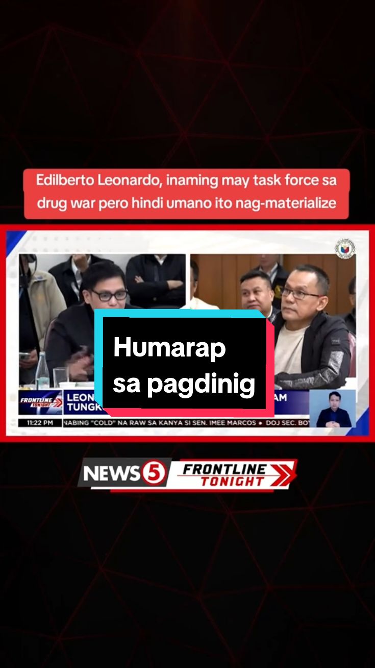 Muling humarap sa pagdinig sa quad-committee ang dating opisyal ng #NAPOLCOM na sinasabing namuno sa task force sa pagpatay ng mga drug suspect noon. #FrontlineTonight #News5 #BreakingNewsPH 