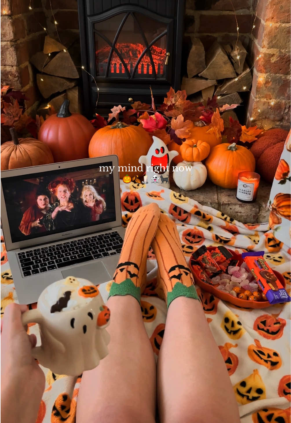 The Halloween countdown is on… 🎃🍂🕯️👻🐈‍⬛ #halloweendecor #spookyseason #codeorange #bermonths 